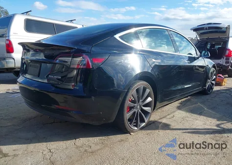 2020 Tesla Model 3 Performance Dual Motor All-Wheel Drive из США, поврежденный, VIN 5YJ3E1EC7LF741937
